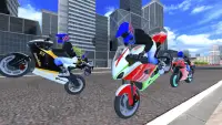 การแข่งรถ Moto Bike City จริง Screen Shot 2