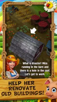 Jane's Village - Farm Fixer Upper Match 3 Game Screen Shot 3