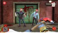 Horror Santa Zombie Game - Modern Zombie Killer Screen Shot 0