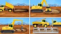 House Construction Trucks Game Screen Shot 1