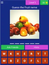 Fruits - Vegetables Quiz Screen Shot 13