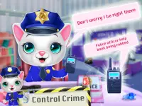 Kitty Cat Police Fun Care & Thief Arrest Game Screen Shot 0
