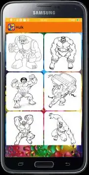 Super Heros Coloring Book Screen Shot 4