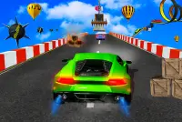 Ramp Car Stunts Race - لعبة سباق السيارات النهائية Screen Shot 1
