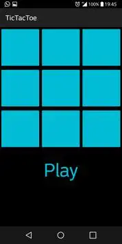 Tic Tac Toe Dark Screen Shot 0