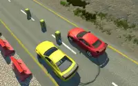 Impossible chained cars crash: 3D break chain game Screen Shot 4