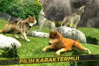 Serigala Suku - Hewan Liar Sim Screen Shot 2