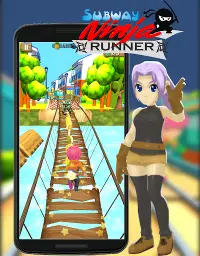 Subway Ninja Runner Go! Screen Shot 2
