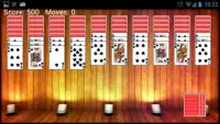 Spider Solitaire cards game Screen Shot 1