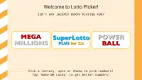 Lotto Number Picker Screen Shot 0