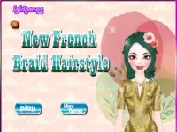 New French Braid Hairstyle Screen Shot 0