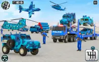 Police Cargo Truck Transporter Screen Shot 3