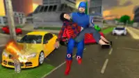 Super Flying Captain Hero - City Rescue Missions Screen Shot 2