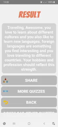 What is Your Hobbies? Personality Test Screen Shot 3