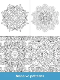 100  Mandala coloring pages Screen Shot 12