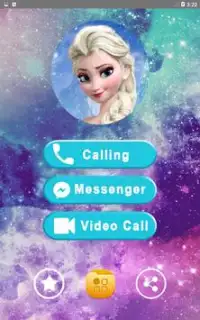 Call from Elssa 📱 Chat   video call (Simulation) Screen Shot 0