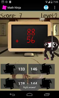 Math Ninja Screen Shot 2