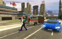 Green Super Ring Hero Crime Batalha Screen Shot 13