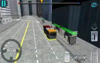 3D 도시 운전 - 버스 주차 Screen Shot 1