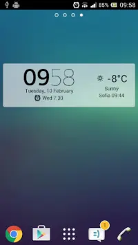 Digital Clock & Weather Widget Screen Shot 6