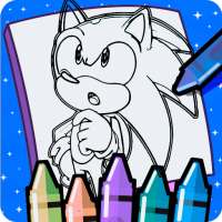 Soni Coloring Blue Hedgehogs