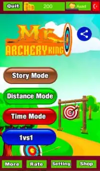 Mr. Archery King: Bogenschießen Spiele Screen Shot 10