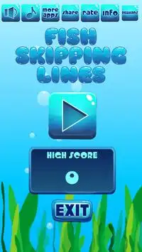 Fish Skipping Lines Screen Shot 1