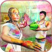 Street Paint Shooting: Play Holi Colors Festival