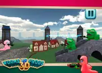 Worms Vs Frogs 3D Screen Shot 0