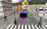 bandar metro bas tempat letak kenderaan simulator Screen Shot 5