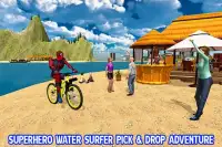 Superhéroes BMX Bicycle Stunts: Tricky Missions Screen Shot 11