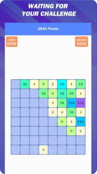 2048 Classic Merge - Gioco puzzle gratuito Screen Shot 3