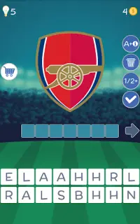 Piłka nożna Logo Quiz Screen Shot 10