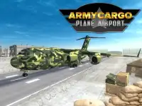 Armée Cargo Avion Aéroport 3D Screen Shot 7