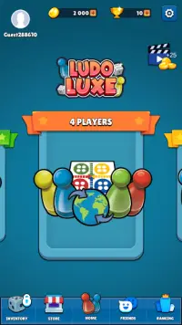 Ludo Luxe: العب لعبة النرد الممتعة مع الأصدقاء Screen Shot 1