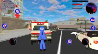 policial stickman super-herói Screen Shot 5