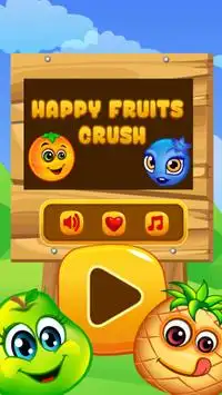 Happy Fruits Crush Screen Shot 1