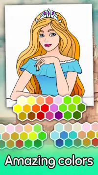 Coloriage Princesse Screen Shot 3