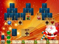 Xmas TriPeaks, card solitaire Screen Shot 9