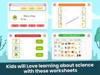 Science Learning Worksheets - Kid Super Scientist! Screen Shot 9