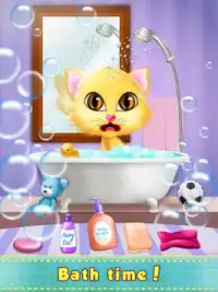 My Newborn Baby Kitten Games Screen Shot 1