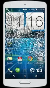 Broken Screen - Crack Prank Screen Shot 2