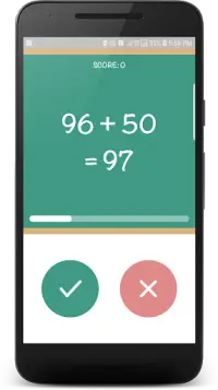 Math Battle - Test your mathematics skill Screen Shot 1
