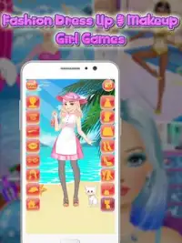 ファッションドレスアップ & メイクアップ女の子のゲーム Screen Shot 3