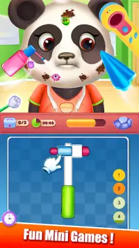 cute pet clinic with mini game Screen Shot 2