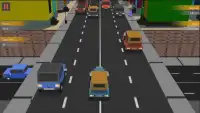 Traffic Racing : Blocky Screen Shot 2