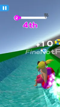 Water Park Race Roller Rush IO Screen Shot 5