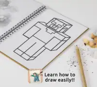 Learn to Draw Minecraft Screen Shot 0