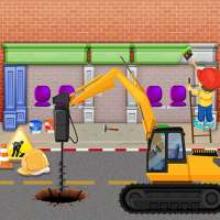बस स्टेशन बिल्डर: सड़क निर्माण खेल