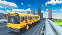 Modren School Bus Up Hill Driving:Summer Trip Screen Shot 2